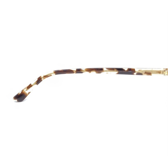 Prada Brown Tortoise Gold Half Frame Eyeglasses Frames 52-17 145 Italy Designer - Picture 10 of 12